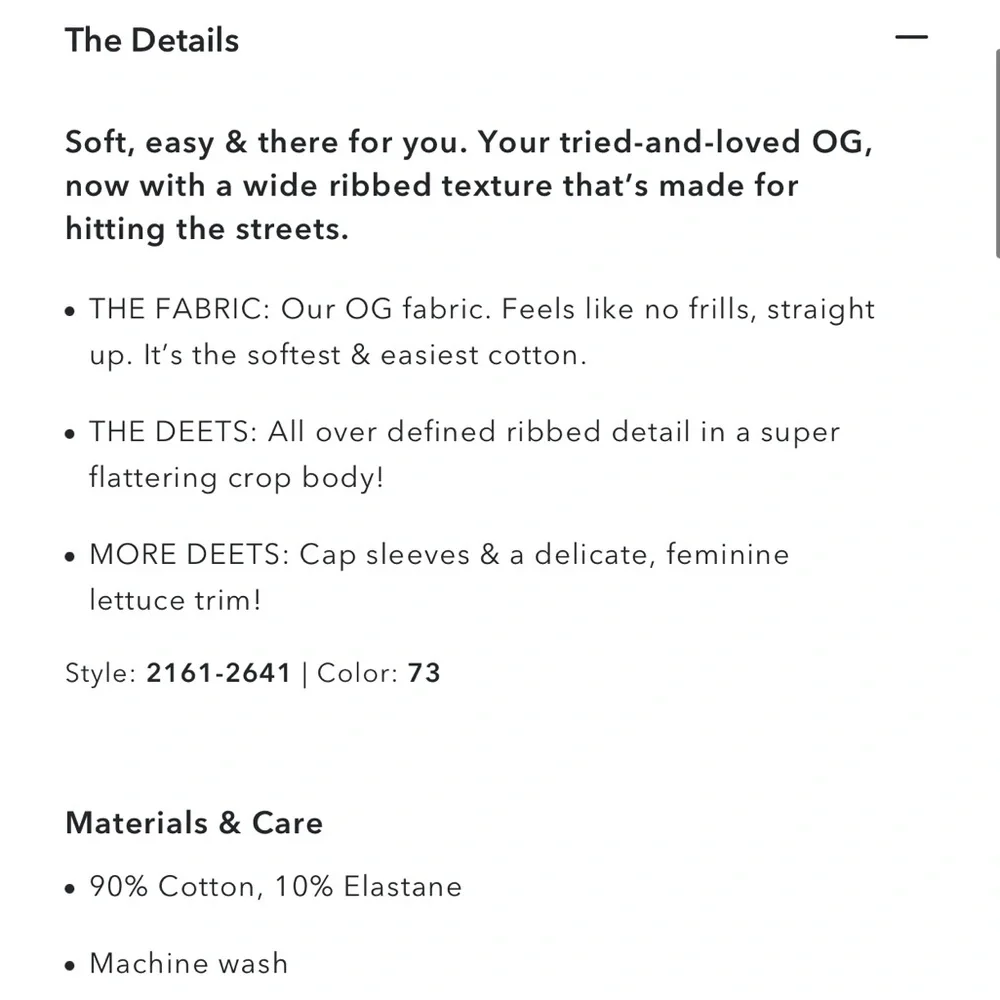 OFFLINE By Aerie OG Groove Crop Tee NWOT - Picture 8 of 8